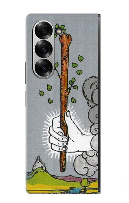 S3723 タロットカードワンドの時代 Tarot Card Age of Wands Samsung Galaxy Z Fold 6 バックケース、フリップケース・カバー