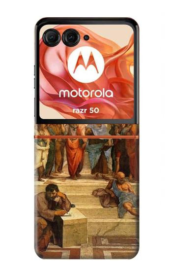 S1086 アテネのラファエルの学校  Raphael's School of Athens Motorola Razr 70,60,50, Razr (2026, 2025, 2024) バックケース、フリップケース・カバー