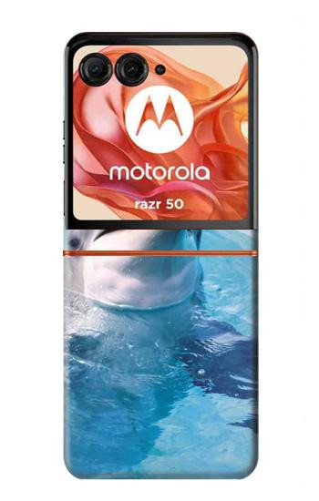S1291 イルカ Dolphin Motorola Razr 70,60,50, Razr (2026, 2025, 2024) バックケース、フリップケース・カバー