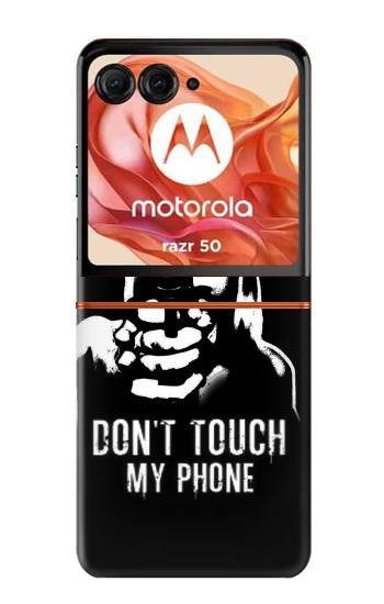 S2518 私の携帯電話を触るな Do Not Touch My Phone Motorola Razr 70,60,50, Razr (2026, 2025, 2024) バックケース、フリップケース・カバー