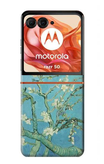 S2692 開花アーモンドの木 フィンセント・ファン・ゴッホ Vincent Van Gogh Almond Blossom Motorola Razr 70,60,50, Razr (2026, 2025, 2024) バックケース、フリップケース・カバー