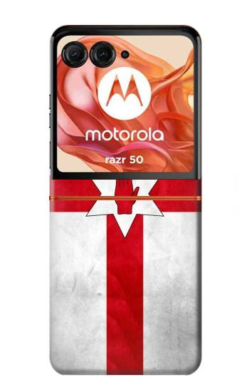 S2972 北アイルランドサッカー Northern Ireland Football Soccer Flag Motorola Razr 70,60,50, Razr (2026, 2025, 2024) バックケース、フリップケース・カバー