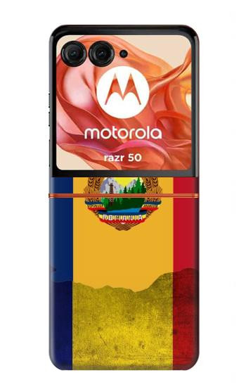 S3021 ルーマニアの旗 Romania Flag Motorola Razr 70,60,50, Razr (2026, 2025, 2024) バックケース、フリップケース・カバー
