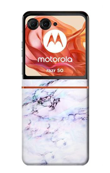 S3215 ピンクの大理石 Seamless Pink Marble Motorola Razr 70,60,50, Razr (2026, 2025, 2024) バックケース、フリップケース・カバー