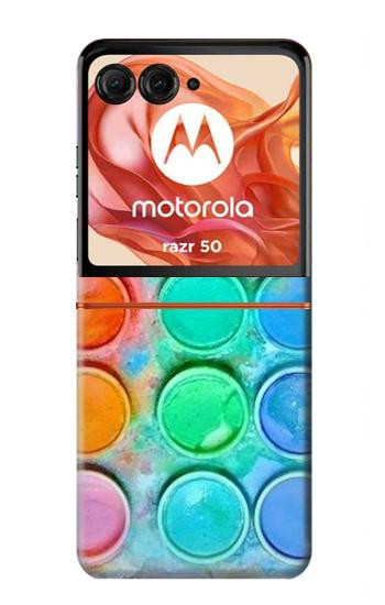 S3235 水彩ミキシング Watercolor Mixing Motorola Razr 70,60,50, Razr (2026, 2025, 2024) バックケース、フリップケース・カバー