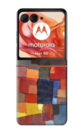 S3341 パウル・クレー Paul Klee Raumarchitekturen Motorola Razr 70,60,50, Razr (2026, 2025, 2024) バックケース、フリップケース・カバー