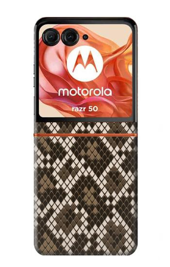 S3389 シームレスなヘビ皮パターングラフィック Seamless Snake Skin Pattern Graphic Motorola Razr 70,60,50, Razr (2026, 2025, 2024) バックケース、フリップケース・カバー