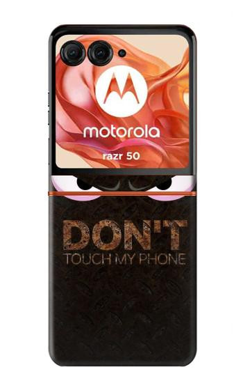 S3412 私の携帯に触るな Do Not Touch My Phone Motorola Razr 70,60,50, Razr (2026, 2025, 2024) バックケース、フリップケース・カバー