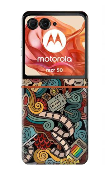 S3480 映画 Movie Acting Entertainment Motorola Razr 70,60,50, Razr (2026, 2025, 2024) バックケース、フリップケース・カバー