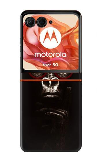 S3529 思考ゴリラ Thinking Gorilla Motorola Razr 70,60,50, Razr (2026, 2025, 2024) バックケース、フリップケース・カバー