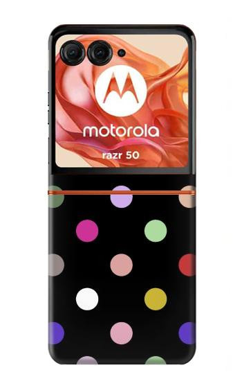 S3532 カラフルな水玉 Colorful Polka Dot Motorola Razr 70,60,50, Razr (2026, 2025, 2024) バックケース、フリップケース・カバー