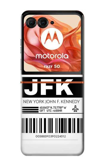 S3664 航空会社の旅行手荷物ラベル Airline Travel Luggage Label Motorola Razr 70,60,50, Razr (2026, 2025, 2024) バックケース、フリップケース・カバー