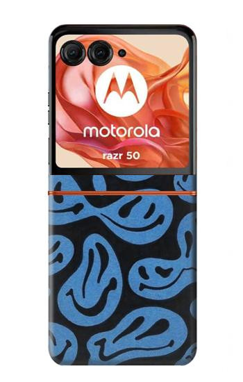 S3679 かわいいゴーストパターン Cute Ghost Pattern Motorola Razr 70,60,50, Razr (2026, 2025, 2024) バックケース、フリップケース・カバー