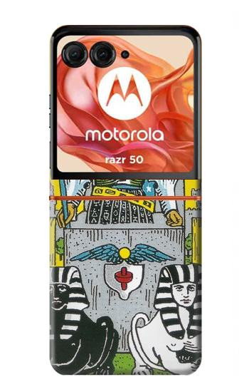 S3739 タロットカード戦車 Tarot Card The Chariot Motorola Razr 70,60,50, Razr (2026, 2025, 2024) バックケース、フリップケース・カバー