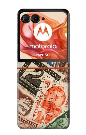 S3900 切手 Stamps Motorola Razr 70,60,50, Razr (2026, 2025, 2024) バックケース、フリップケース・カバー
