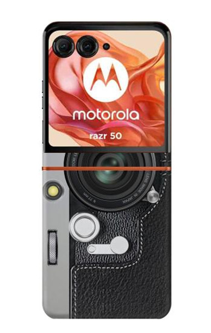 S3922 カメラレンズシャッターグラフィックプリント Camera Lense Shutter Graphic Print Motorola Razr 50 バックケース、フリップケース・カバー