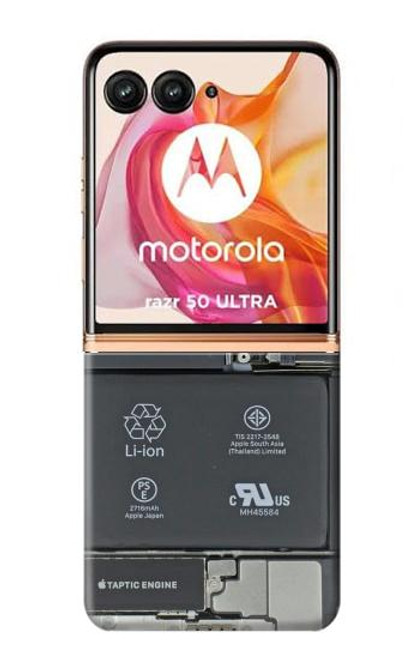S3467 携帯電話の中のグラフィック Inside Mobile Phone Graphic Motorola Razr 50 Ultra バックケース、フリップケース・カバー