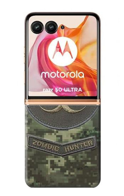 S3468 バイオハザードゾンビハンターグラフィック Biohazard Zombie Hunter Graphic Motorola Razr 50 Ultra バックケース、フリップケース・カバー