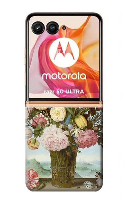 S3749 花瓶 Vase of Flowers Motorola Razr 50 Ultra バックケース、フリップケース・カバー