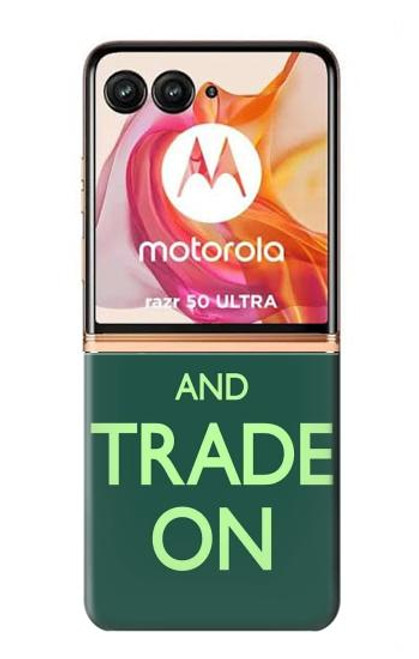 S3862 落ち着いてトレード Keep Calm and Trade On Motorola Razr 50 Ultra バックケース、フリップケース・カバー