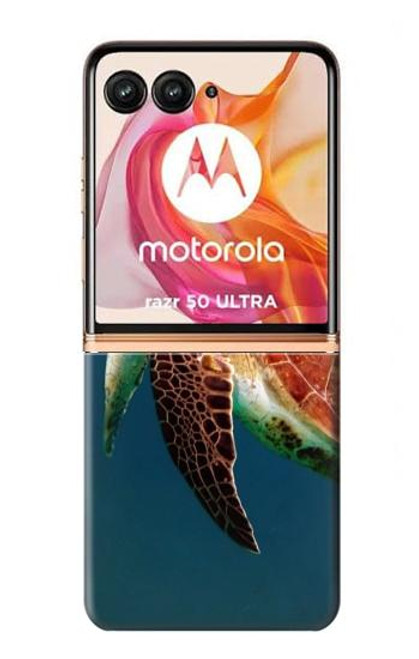 S3899 ウミガメ Sea Turtle Motorola Razr 50 Ultra バックケース、フリップケース・カバー