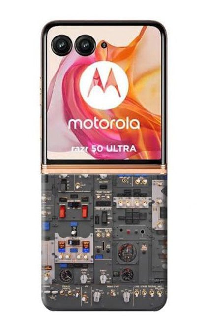 S3944 オーバーヘッドパネルコックピット Overhead Panel Cockpit Motorola Razr 50 Ultra バックケース、フリップケース・カバー