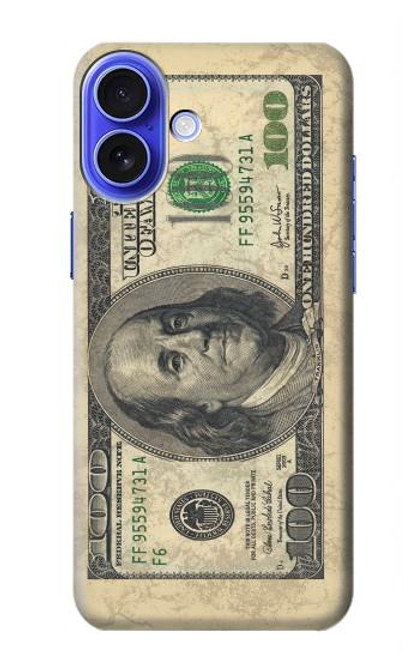 S0702 お金 ドル Money Dollars iPhone 16 バックケース、フリップケース・カバー