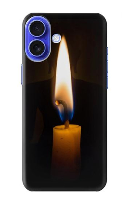 S3530 仏 Buddha Candle Burning iPhone 16 バックケース、フリップケース・カバー