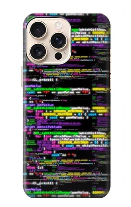 S3420 コーディングプログラマー Coding Programmer iPhone 16 pro バックケース、フリップケース・カバー