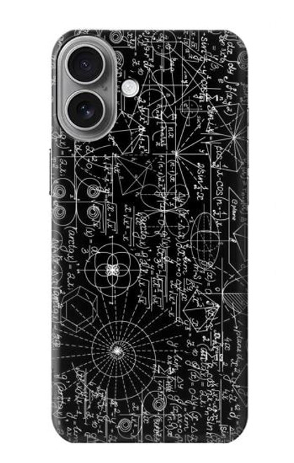 S3808 数学黒板 Mathematics Blackboard iPhone 16 plus バックケース、フリップケース・カバー