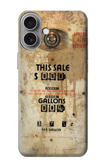 S3954 ビンテージガスポンプ Vintage Gas Pump iPhone 16 plus バックケース、フリップケース・カバー