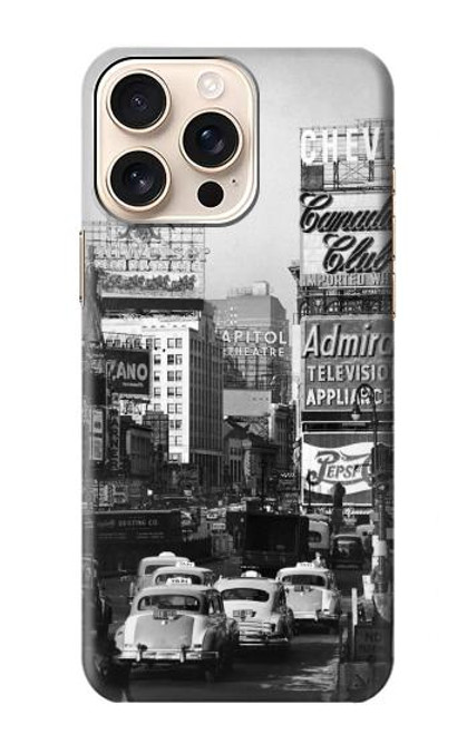 S0182 ヴィンテージ 古いニューヨーク Old New York Vintage iPhone 16 pro max バックケース、フリップケース・カバー