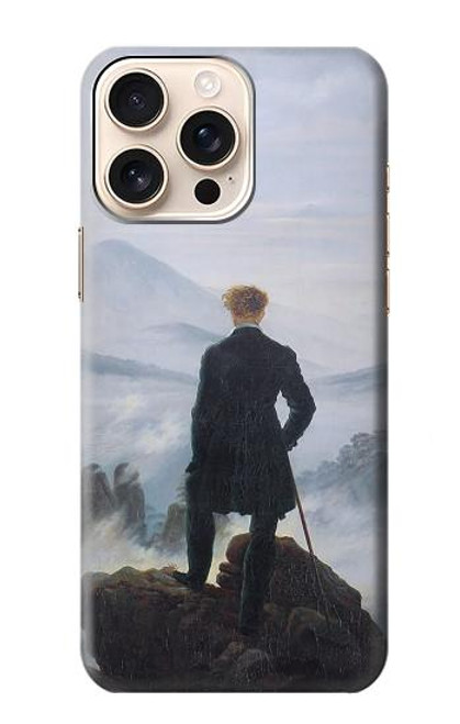 S3789 霧の海の上の放浪者 Wanderer above the Sea of Fog iPhone 16 pro max バックケース、フリップケース・カバー