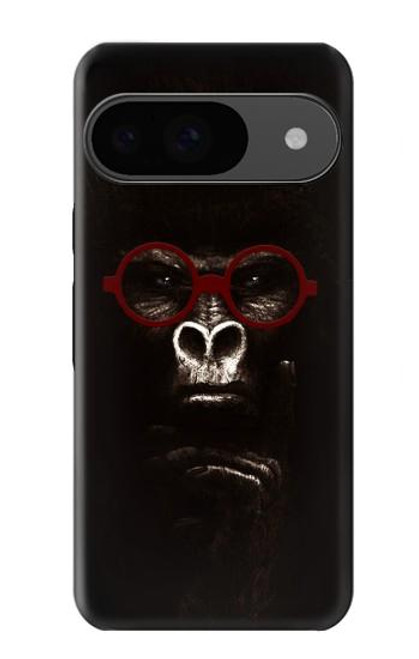 S3529 思考ゴリラ Thinking Gorilla Google Pixel 9 バックケース、フリップケース・カバー