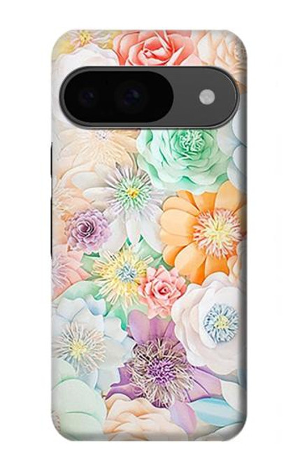 S3705 パステルフローラルフラワー Pastel Floral Flower Google Pixel 9 バックケース、フリップケース・カバー