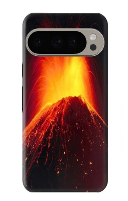 S0745 火山の溶岩 Volcano Lava Google Pixel 9 Pro バックケース、フリップケース・カバー