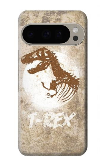 S2372 -ジュラ紀の化石 - T-Rex Jurassic Fossil Google Pixel 9 Pro バックケース、フリップケース・カバー