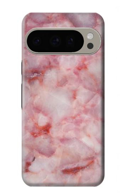 S2843 ピンクマーブル Pink Marble Texture Google Pixel 9 Pro バックケース、フリップケース・カバー