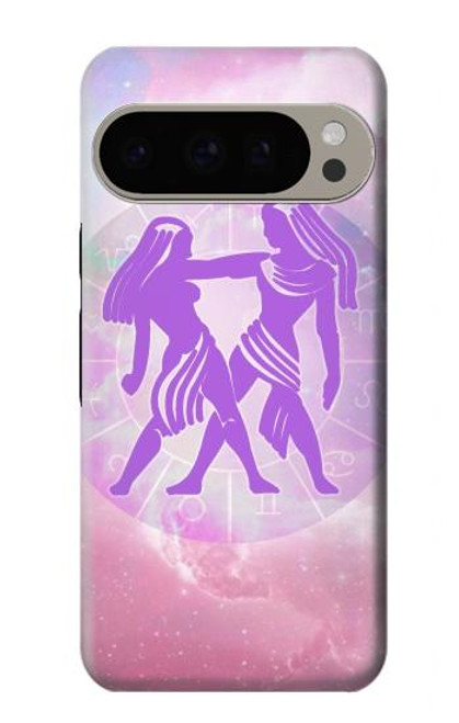 S3259 ゾディアックジェミニ Zodiac Gemini Google Pixel 9 Pro バックケース、フリップケース・カバー