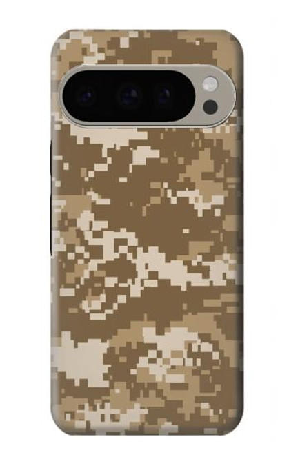 S3294 陸軍砂漠タンコヨーテカモ迷彩 Army Desert Tan Coyote Camo Camouflage Google Pixel 9 Pro バックケース、フリップケース・カバー