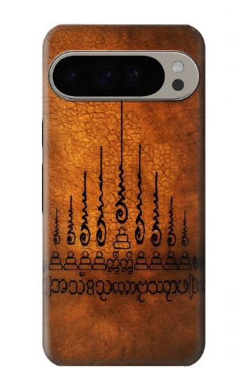 S2252 サクヤン ガオヨード9尖塔 保護タトゥー 9 Sak Yant Yantra Gao Yord The 9 Spires of Protection Tattoo Google Pixel 9 Pro XL バックケース、フリップケース・カバー