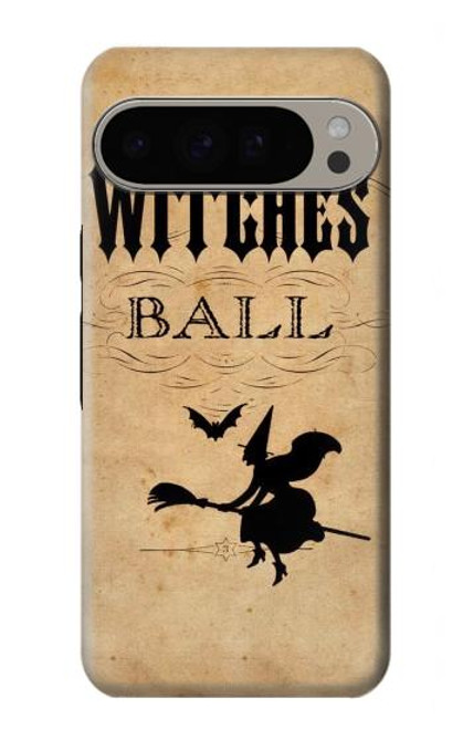 S2648 ヴィンテージハロウィン魔女ボール Vintage Halloween The Witches Ball Google Pixel 9 Pro XL バックケース、フリップケース・カバー