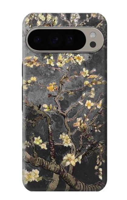 S2664 黒開花アーモンドの木 フィンセント・ファン・ゴッホ Black Blossoming Almond Tree Van Gogh Google Pixel 9 Pro XL バックケース、フリップケース・カバー