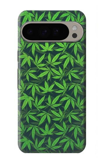 S2666 マリファナ柄 Marijuana Pattern Google Pixel 9 Pro XL バックケース、フリップケース・カバー