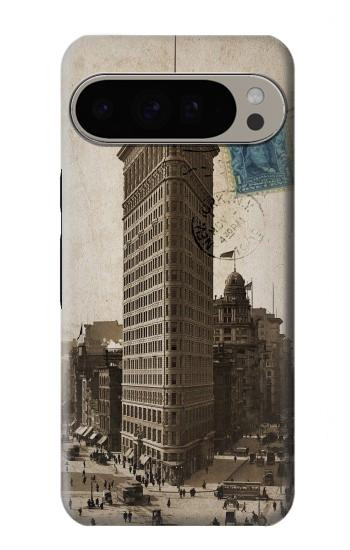 S2832 ニューヨーク1903 フラットアイアンビルポストカード New York 1903 Flatiron Building Postcard Google Pixel 9 Pro XL バックケース、フリップケース・カバー