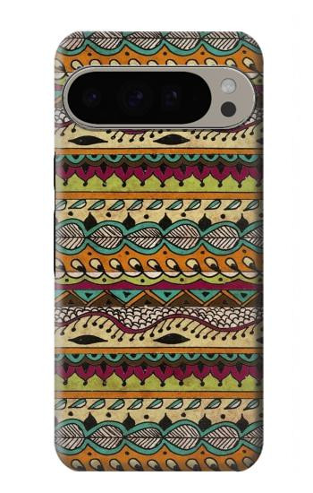 S2860 アステカ ヒッピー柄 Aztec Boho Hippie Pattern Google Pixel 9 Pro XL バックケース、フリップケース・カバー