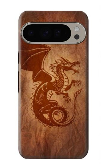 S3086 レッド・ドラゴン Red Dragon Tattoo Google Pixel 9 Pro XL バックケース、フリップケース・カバー