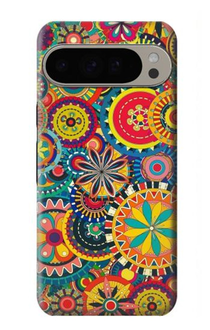 S3272 カラフルなパターン Colorful Pattern Google Pixel 9 Pro XL バックケース、フリップケース・カバー