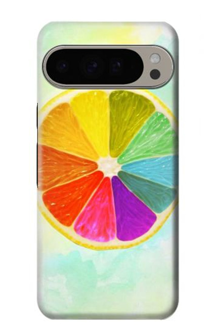 S3493 カラフルなレモン Colorful Lemon Google Pixel 9 Pro XL バックケース、フリップケース・カバー