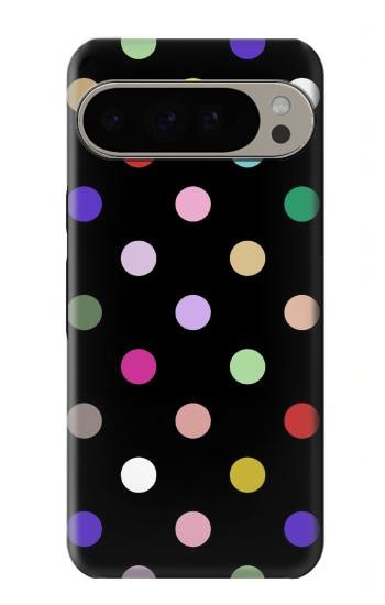 S3532 カラフルな水玉 Colorful Polka Dot Google Pixel 9 Pro XL バックケース、フリップケース・カバー